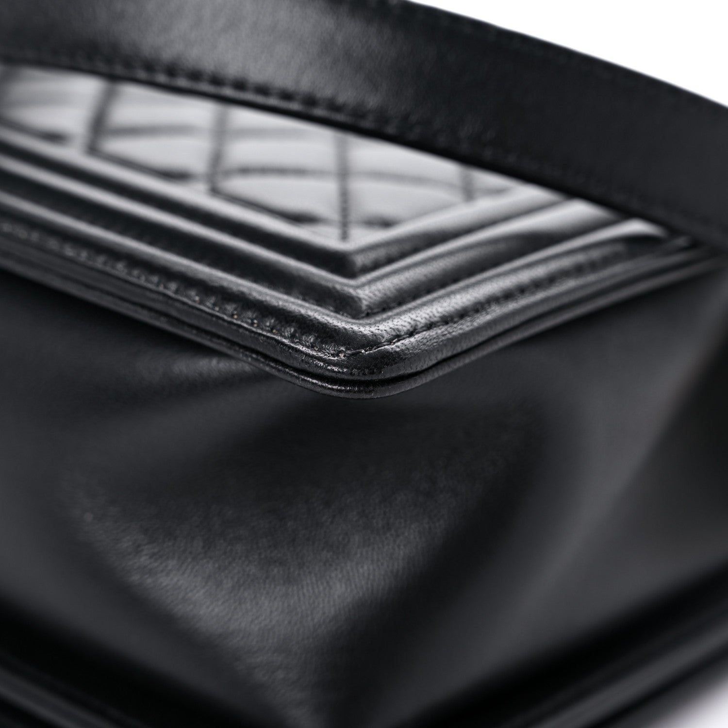 Chanel Lambskin Quilted New Medium Boy Flap Black 11 of 13