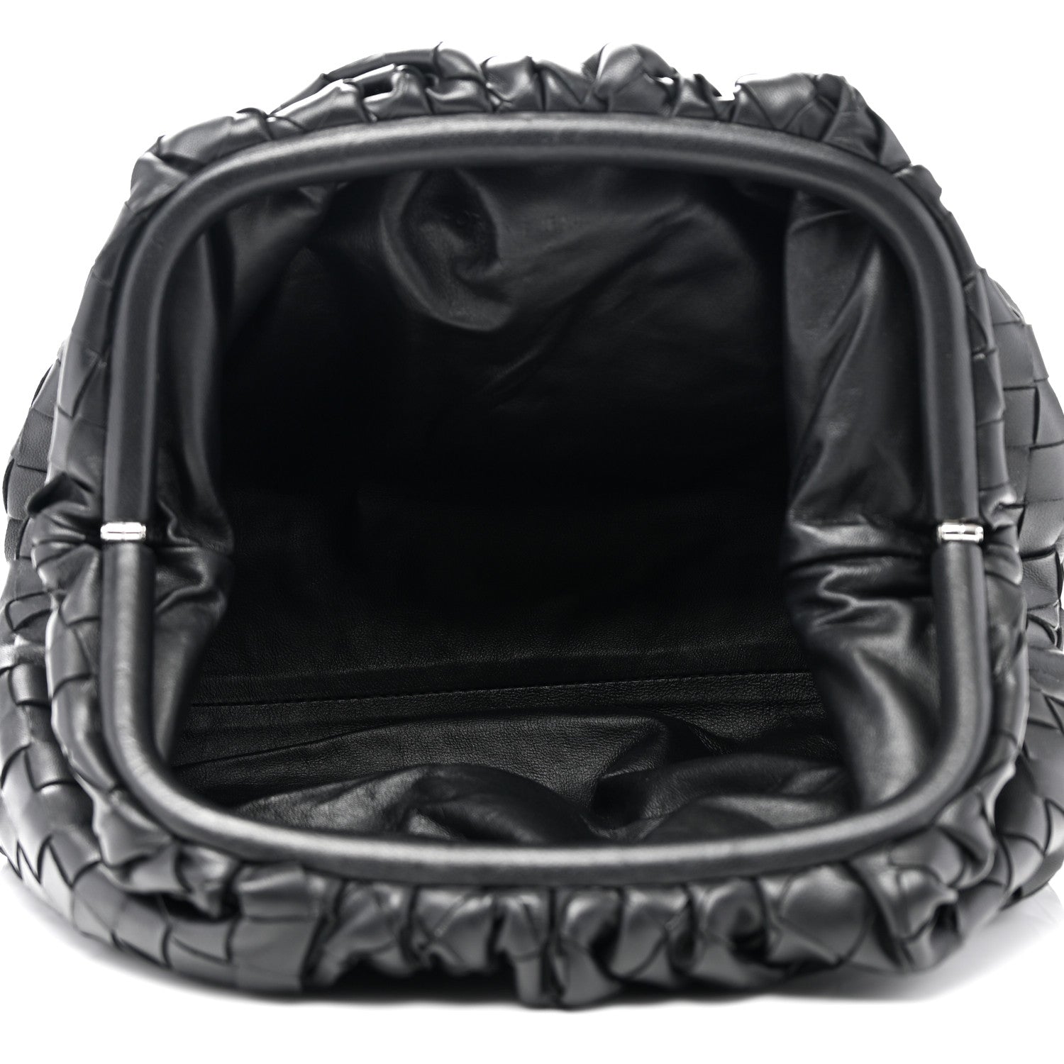 Bottega Veneta Nappa Intrecciato Teen Pouch Black 5 of 7