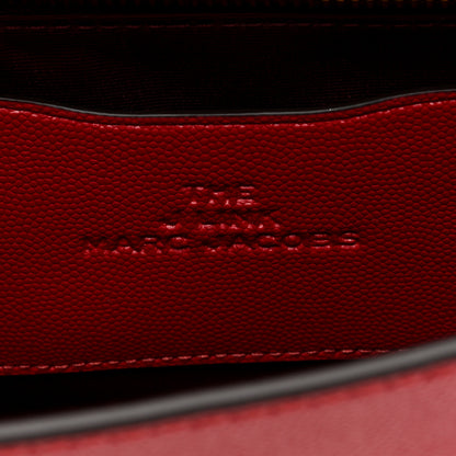 Marc Jacobs Textured Calfskin The J Link Shoulder Bag Red Multicolor 6 of 9