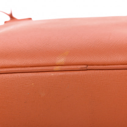 Prada Saffiano Bauletto Papaya 19 of 19