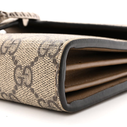 Gucci GG Supreme Monogram Mini Dionysus Chain Wallet Beige Taupe 10 of 15