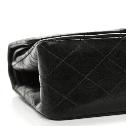 Chanel Lambskin Quilted Medium Double Flap Black 10 of 13