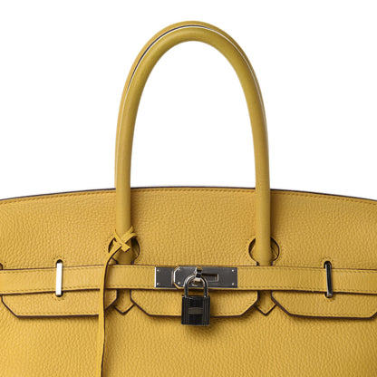 Hermes Taurillon Clemence Birkin 35 Soleil 20 of 24