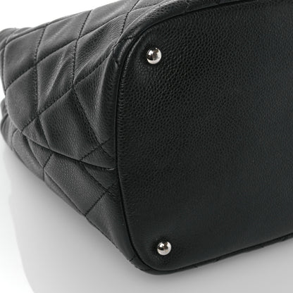 Chanel Caviar Quilted CC Timeless Soft Tote Black 9 of 11