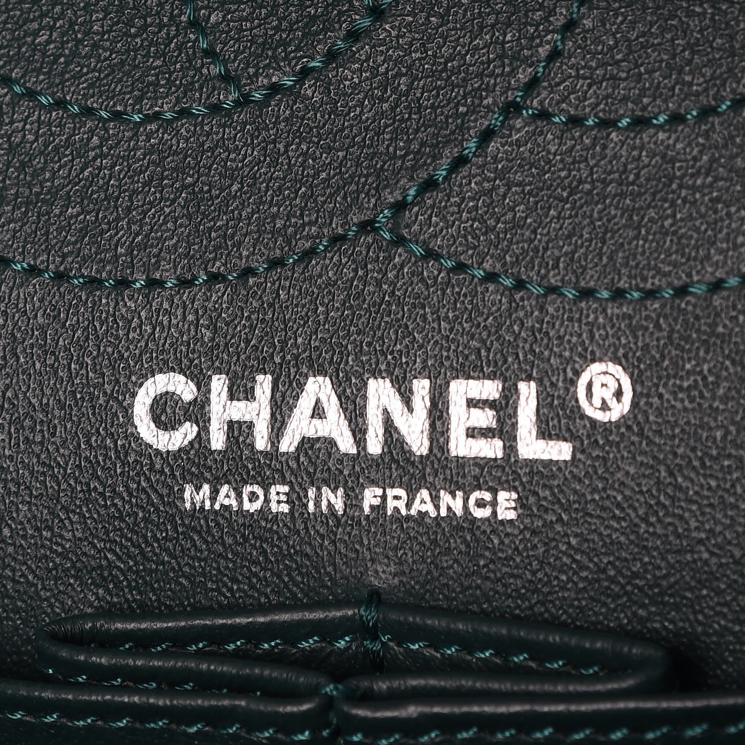 Chanel Aged Calfskin 2.55 Reissue 226 Flap Dark Green 7 of 8