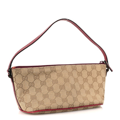 Gucci Monogram Boat Pochette Dark Pink 3 of 12