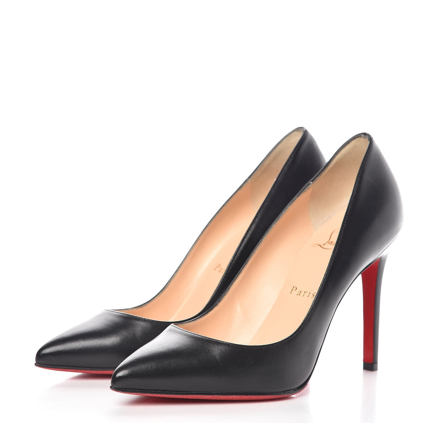 Shiny Nappa Pigalle 100 Pumps 37.5 Black