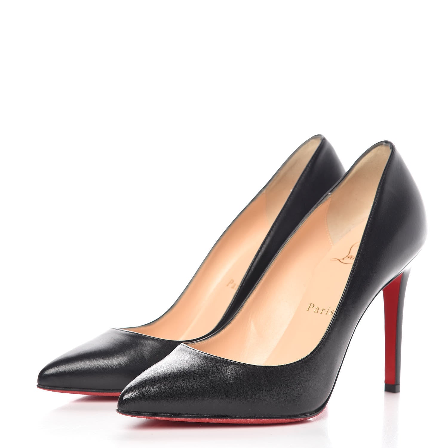 Christian Louboutin Shiny Nappa Pigalle 100 Pumps 37.5 Black 3 of 12