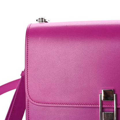 Saint Laurent Smooth Calfskin Le Carre Shoulder Bag Purple 10 of 12