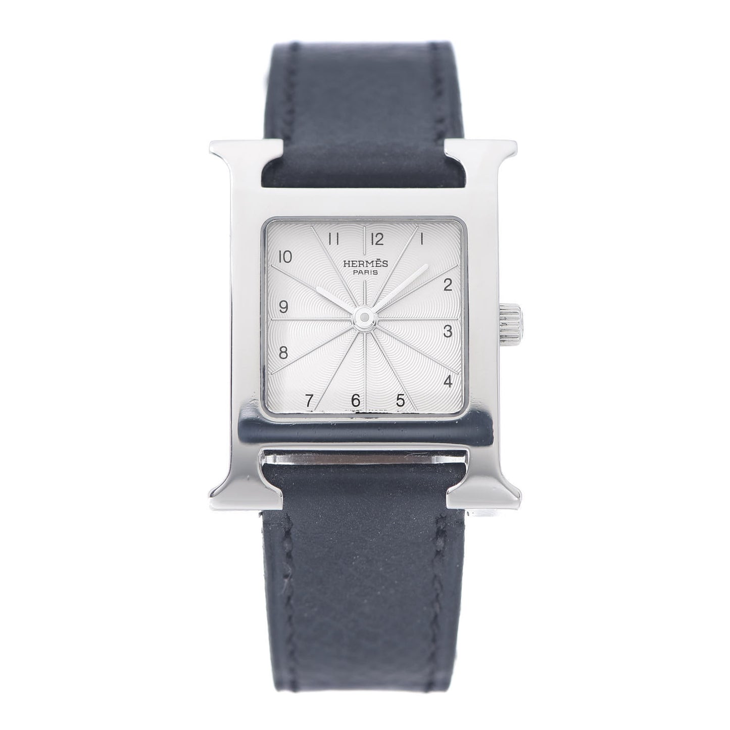 Stainless Steel Courchevel 21mm Heure H Hour Quartz Watch Noir
