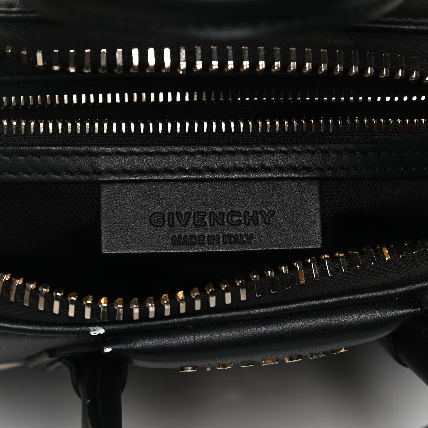 Givenchy Calfskin Triangle Studded Small Antigona Black 6 of 15