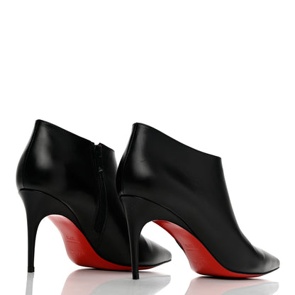 Christian Louboutin Calfskin Gorgona 85 Ankle Boots 37.5 Black 4 of 13