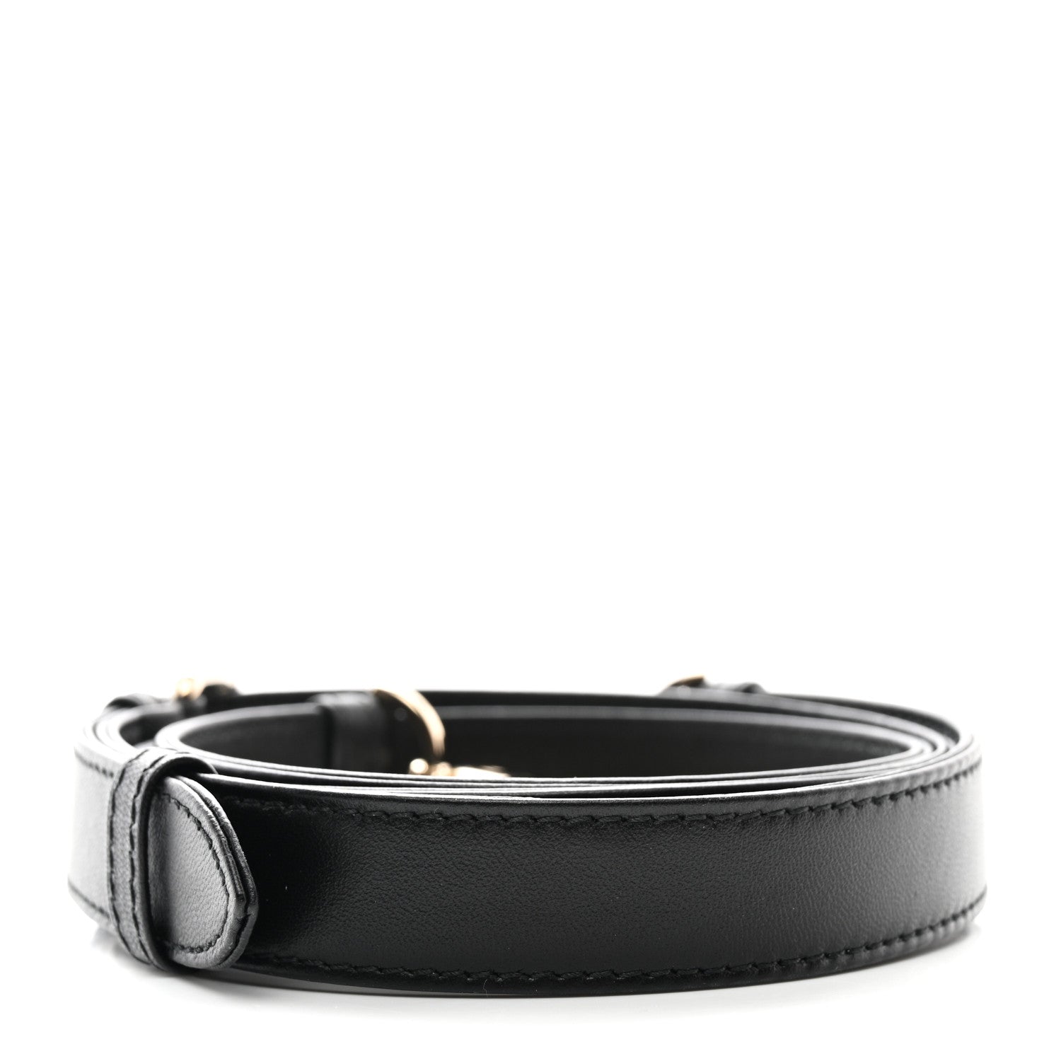 Christian Dior Lambskin Lady Dior Adjustable Shoulder Strap Black 2 of 3