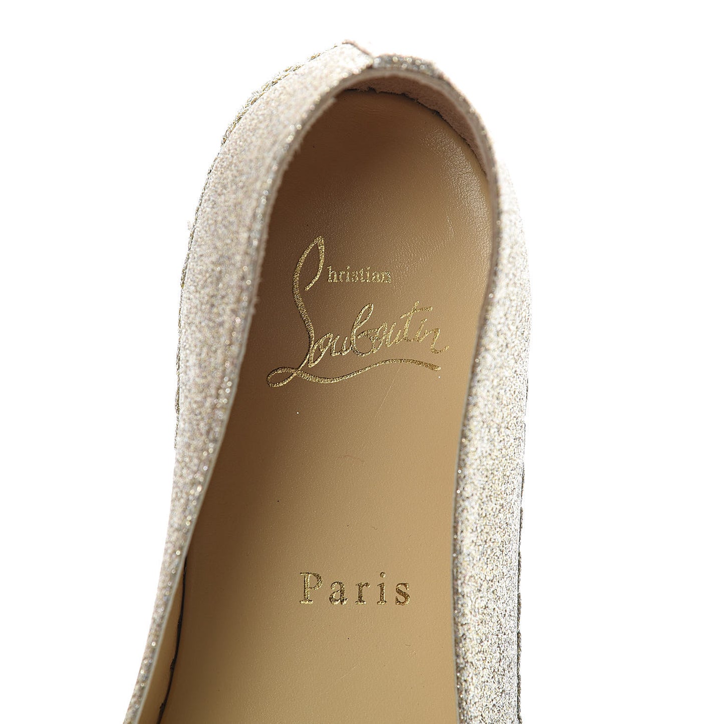 Glitter Aliochette Espadrilles 39 Platine Light Gold