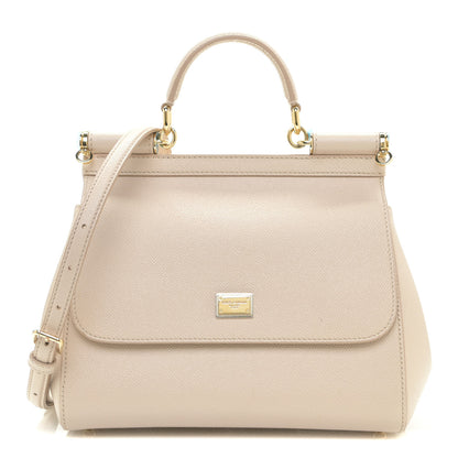 Dolce & Gabbana Dauphine Medium Miss Sicily Satchel Beige 1 of 13