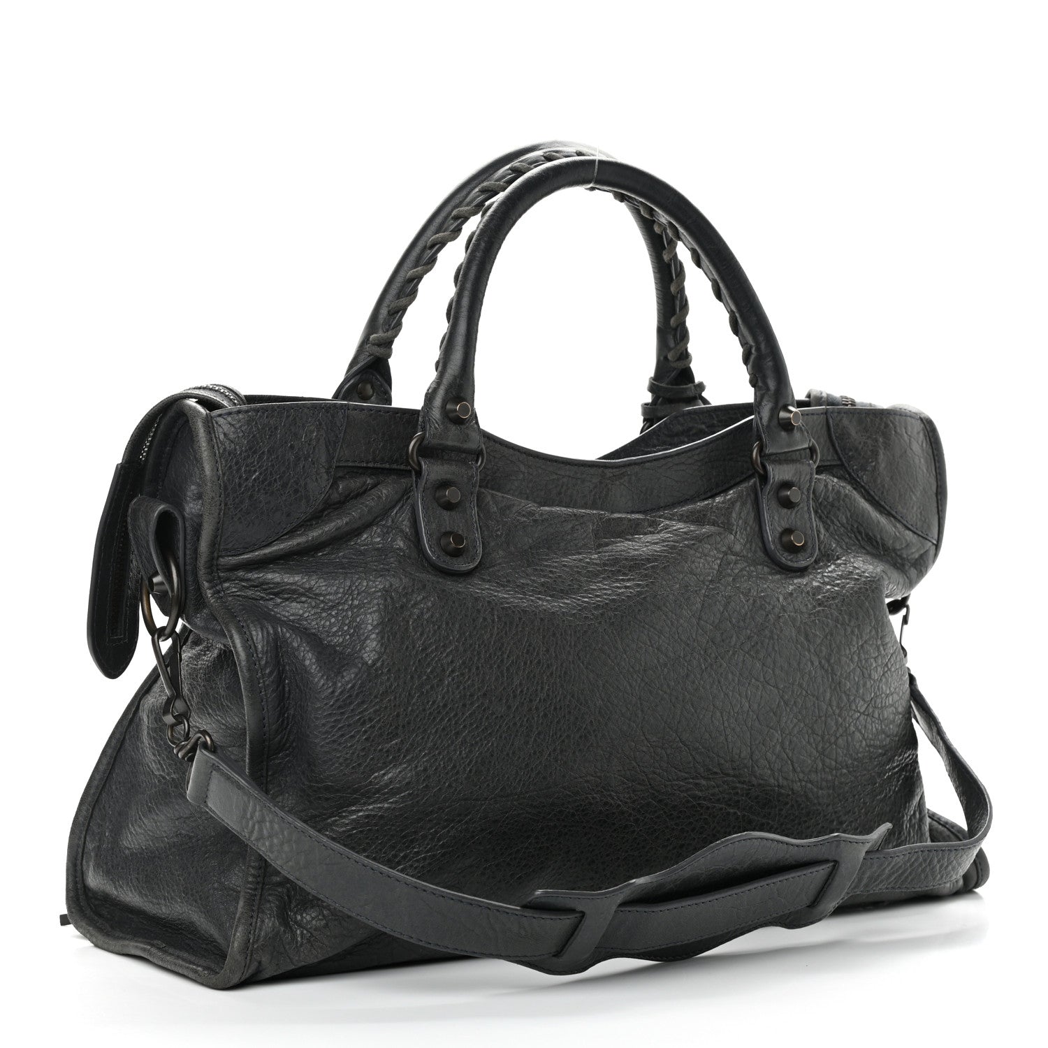 Balenciaga Agneau Classic Hardware City Anthracite 3 of 10