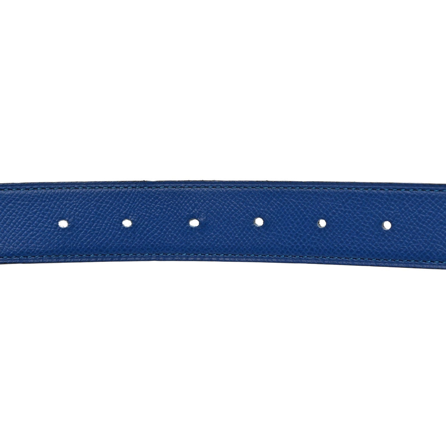 Hermes Epsom 32mm Matte H Belt 100 40 Bleu Electrique Black 7 of 8