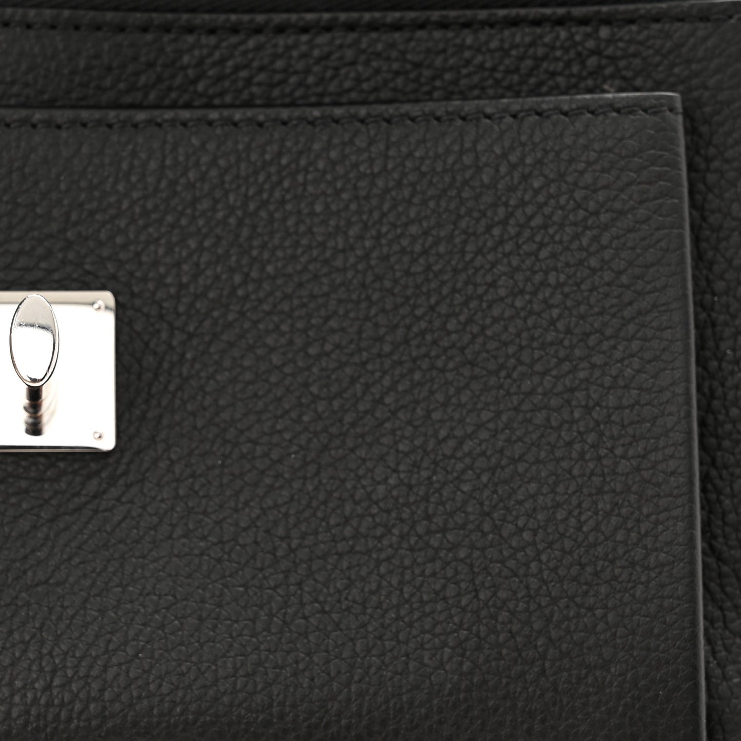 Soft Calfskin My Lockme Chain Pochette Black