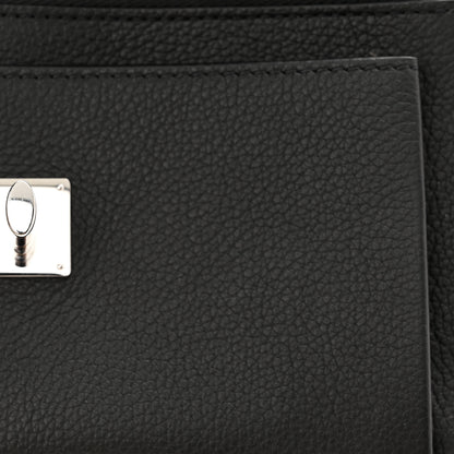 Louis Vuitton Soft Calfskin My Lockme Chain Pochette Black 10 of 11