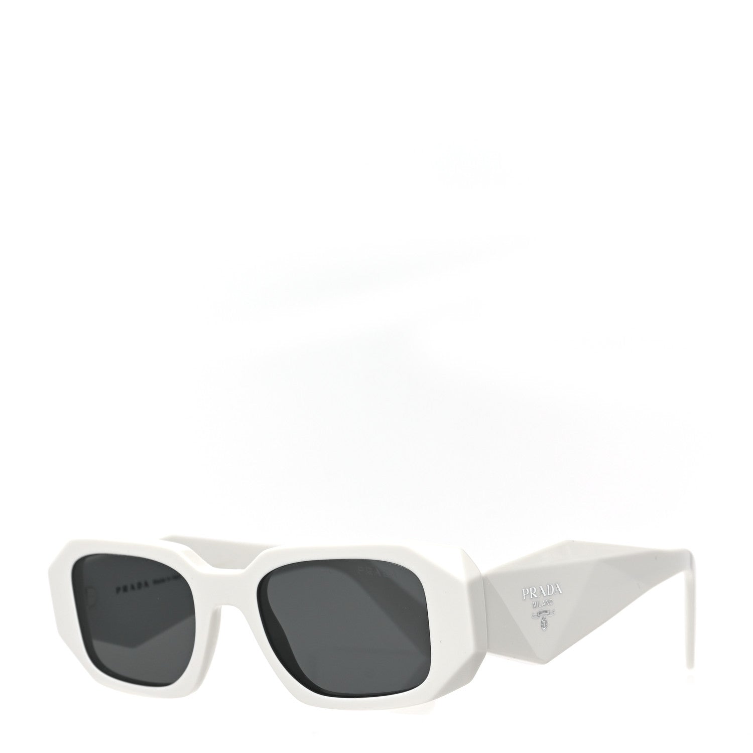 Prada Acetate Symbole Sunglasses SPR 17W White 1 of 6