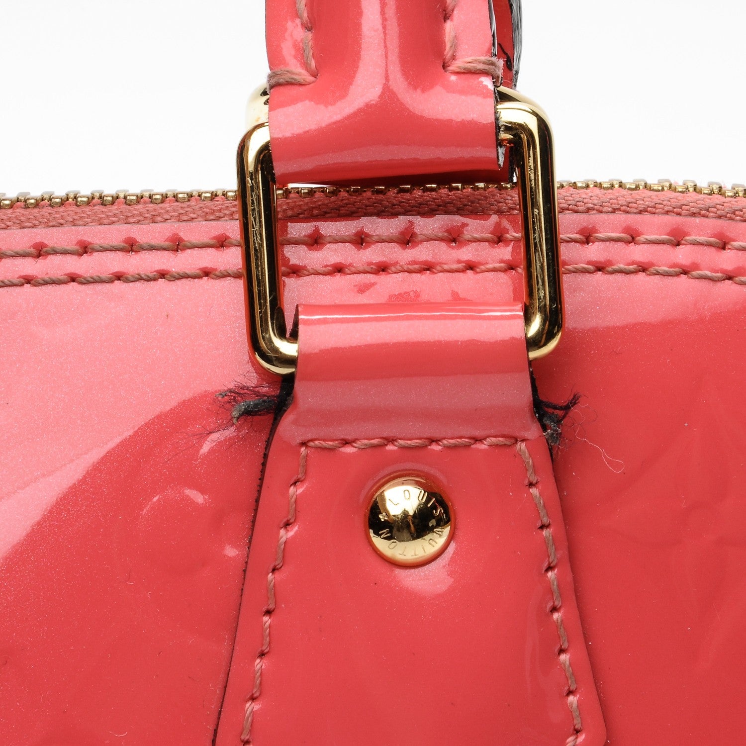 Louis Vuitton Vernis Alma PM Rose Litchi 10 of 19