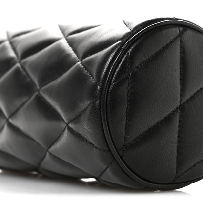 Saint Laurent Lambskin Monogram Mini Sade Tube Bag Black 10 of 11