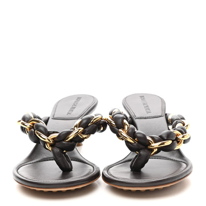 Bottega Veneta Nappa Dot Sandals 37.5 Fondant 2 of 7