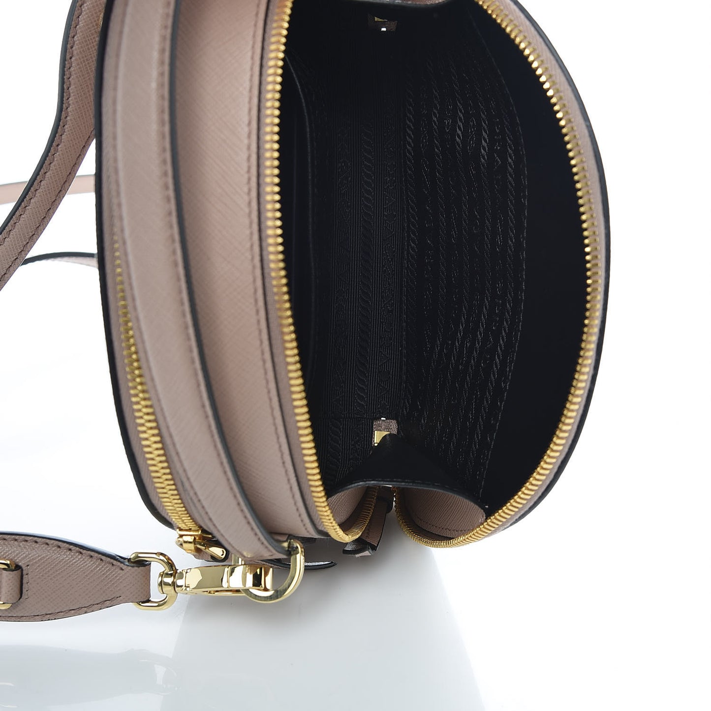 Saffiano Lux Odette Crossbody Cipria
