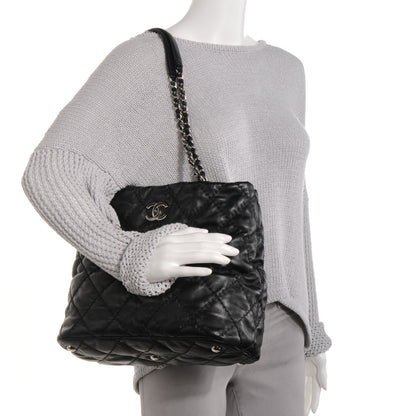 Chanel Calfskin Love Me Tender Small Tote Black 2 of 7