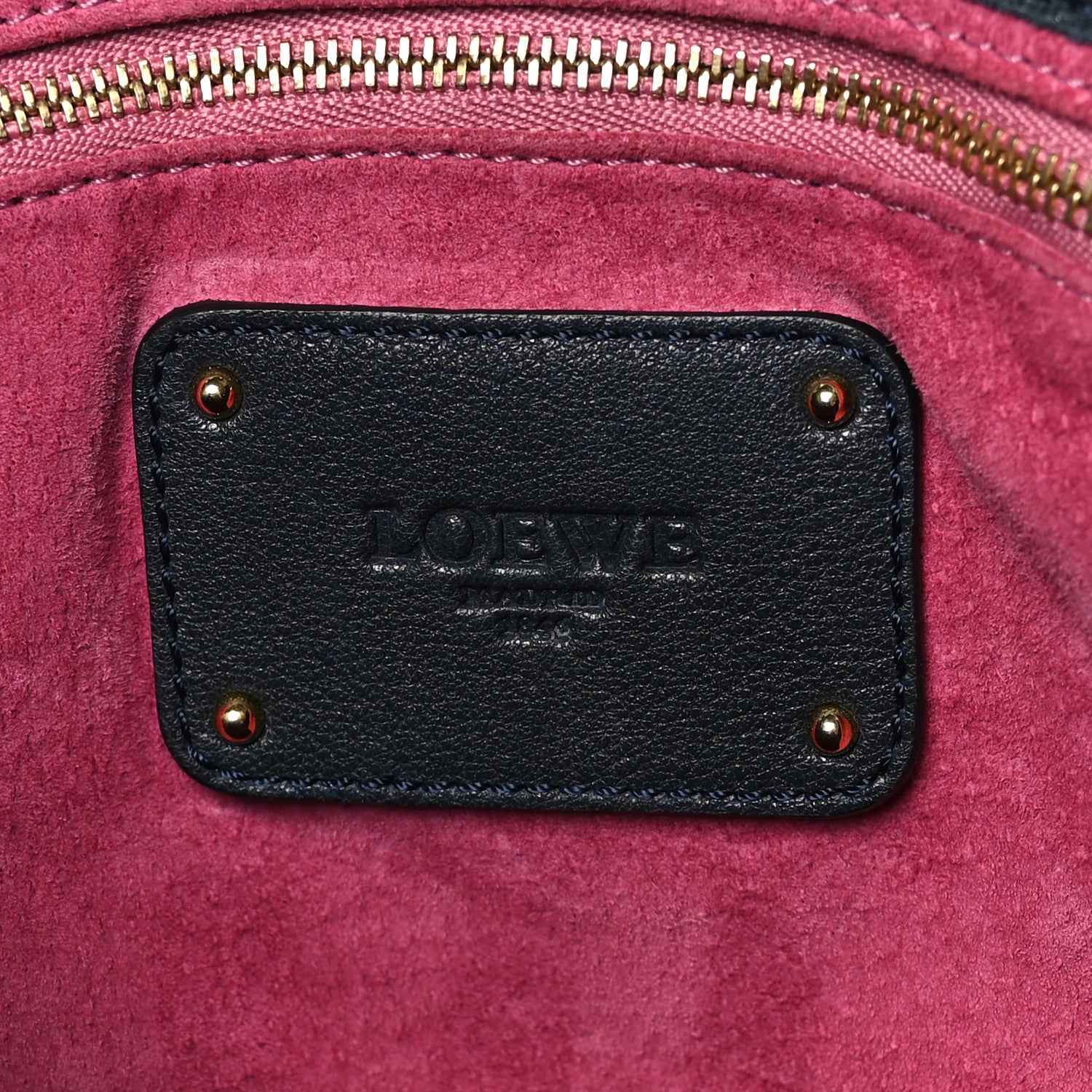 Loewe Nappa Aire Tote Navy 5 of 7