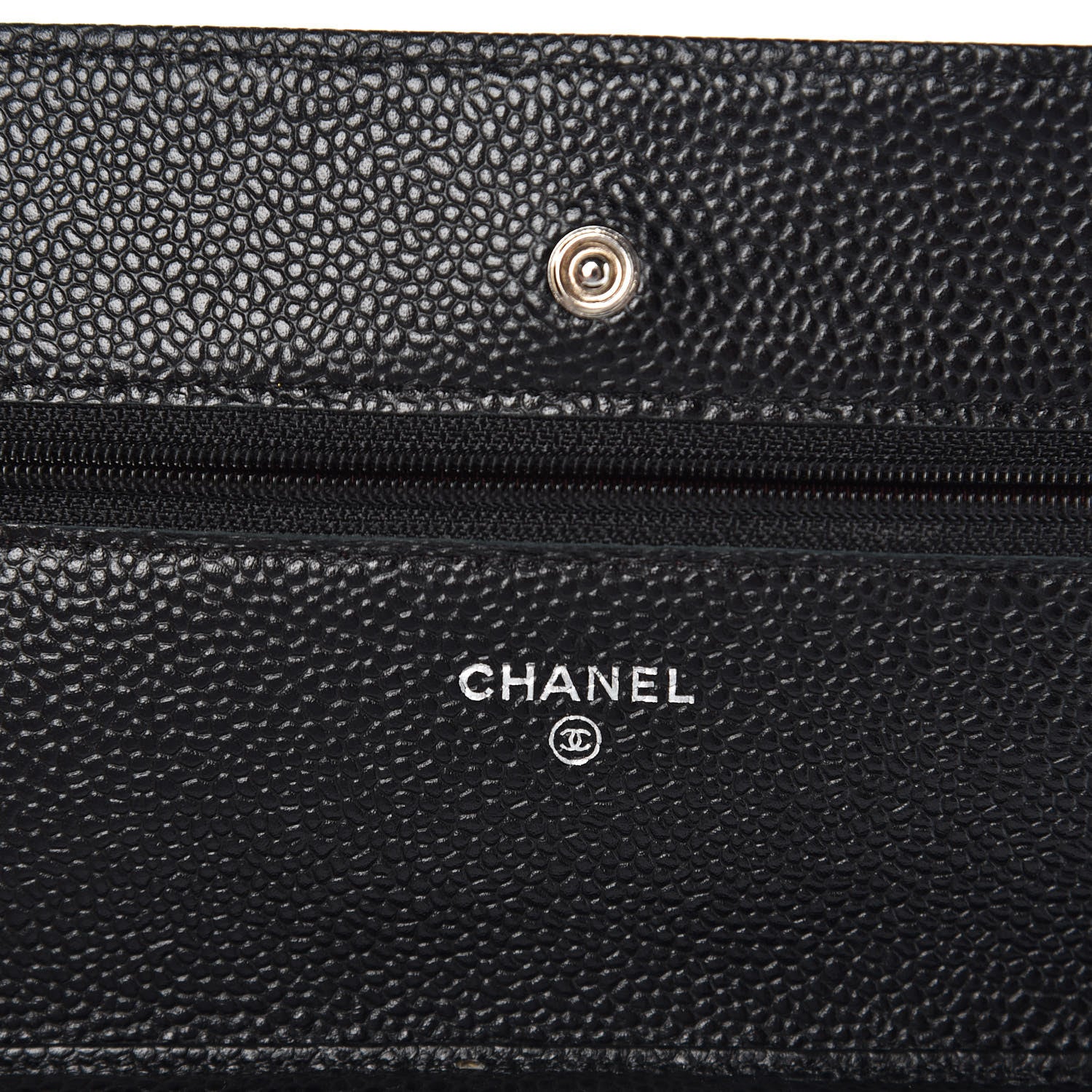 Chanel Caviar Quilted Wallet On Chain WOC Black 6 of 12