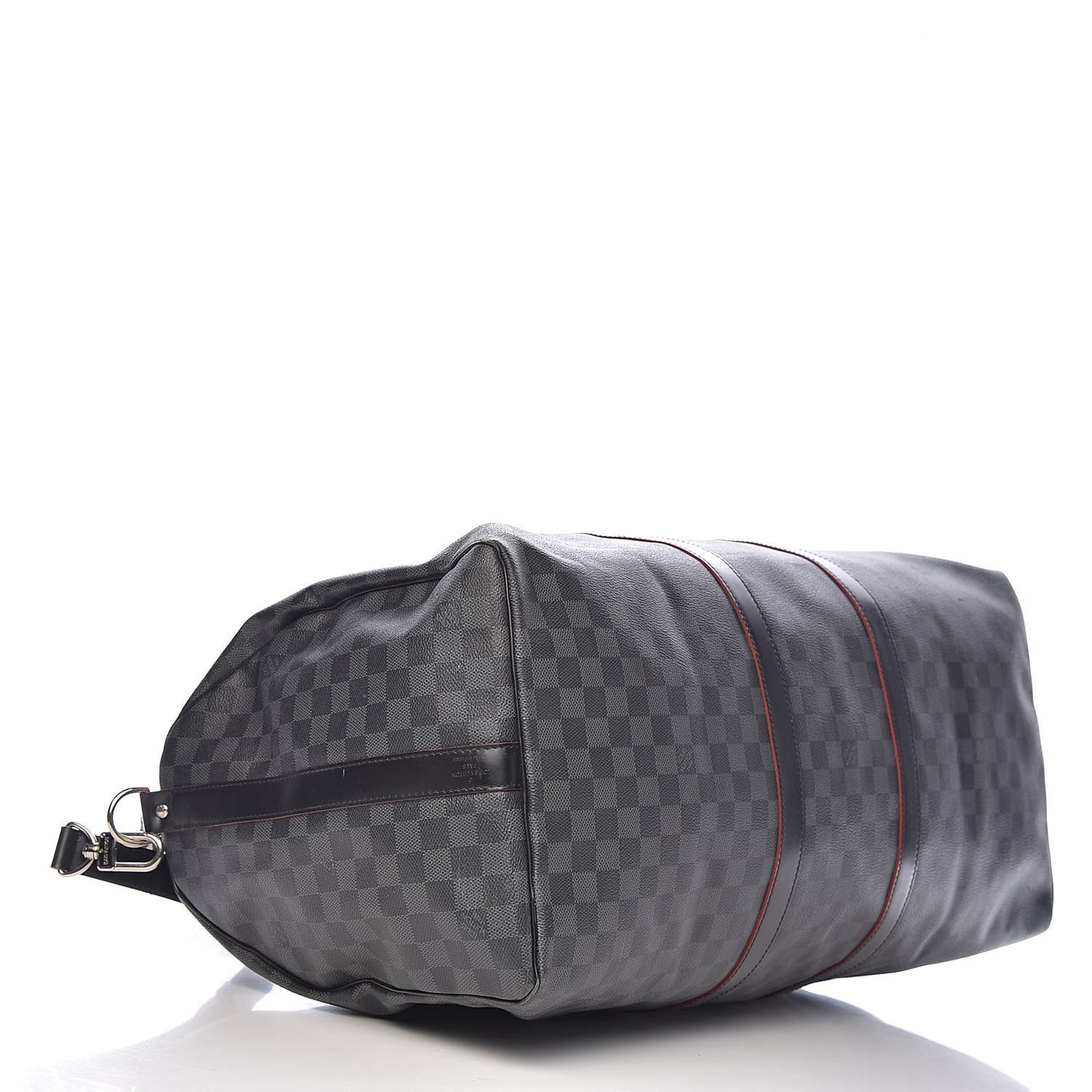 Damier Graphite Keepall Bandouliere 55 Rouge