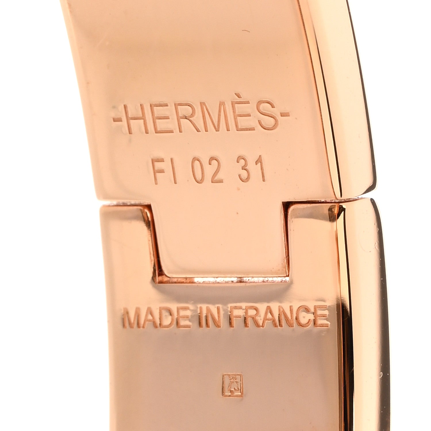Hermes Enamel Narrow Print Cosmographia Universalis Clic Clac H Bracelet PM Album De Soie 4 of 4