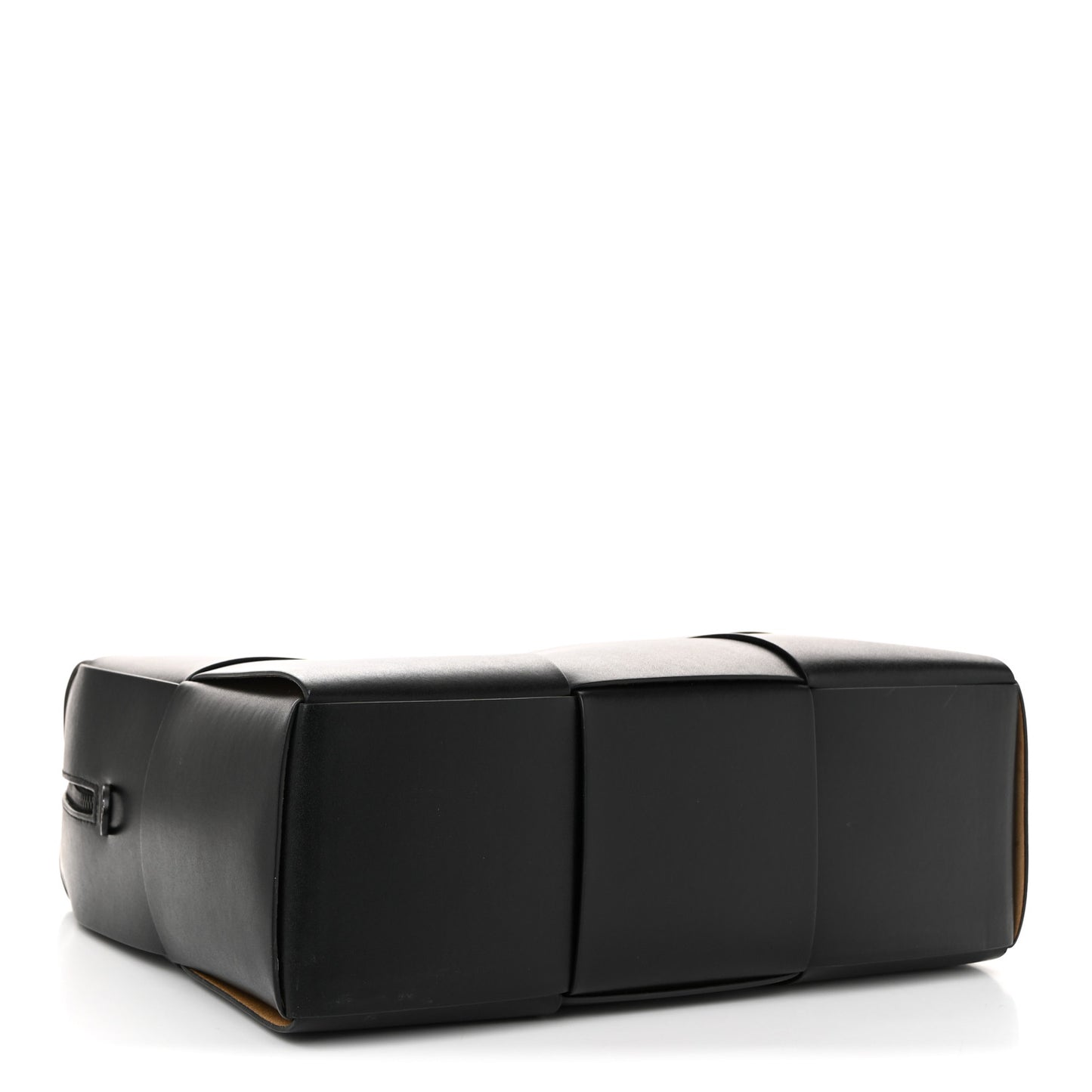 Calfskin Maxi Intrecciato Arco Briefcase Black