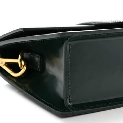 Jacquemus Glazed Calfskin Le Grand Bambino Dark Green 7 of 9
