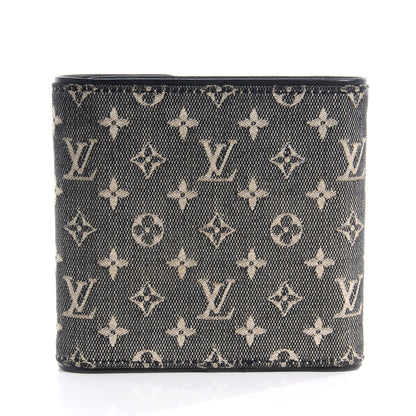 Louis Vuitton Mini Monogram Compact Wallet Black 3 of 8