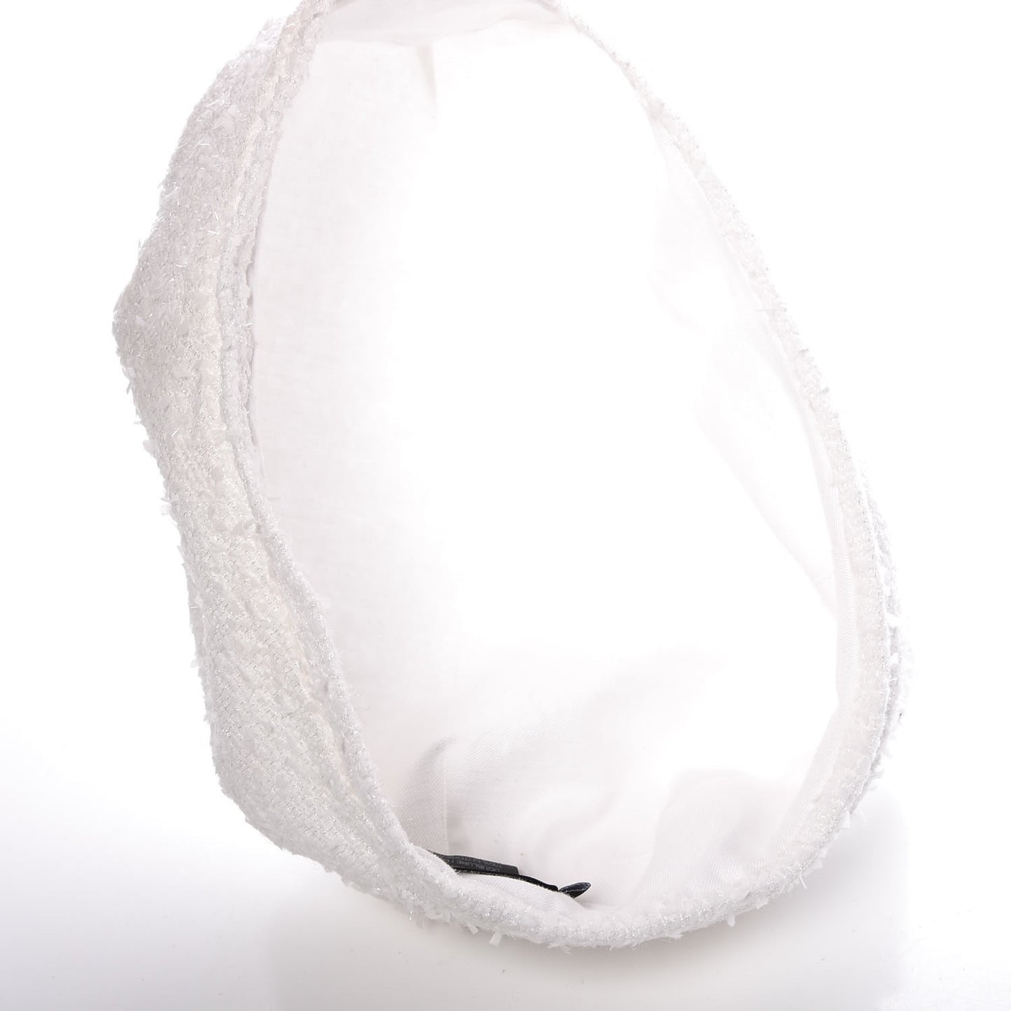 Tweed CC Beret L Ivory