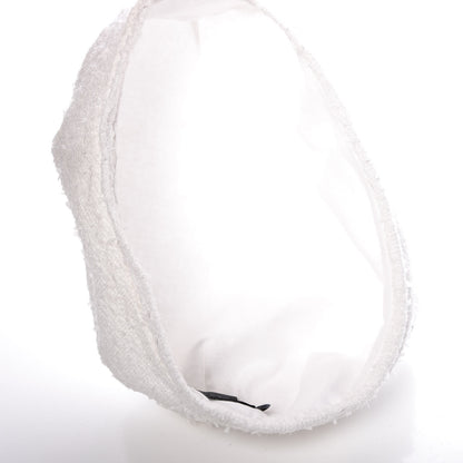 Chanel Tweed CC Beret L Ivory 3 of 5
