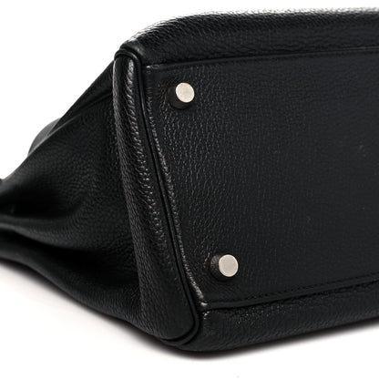 Hermes Taurillon Clemence Kelly Retourne 32 Black 10 of 12