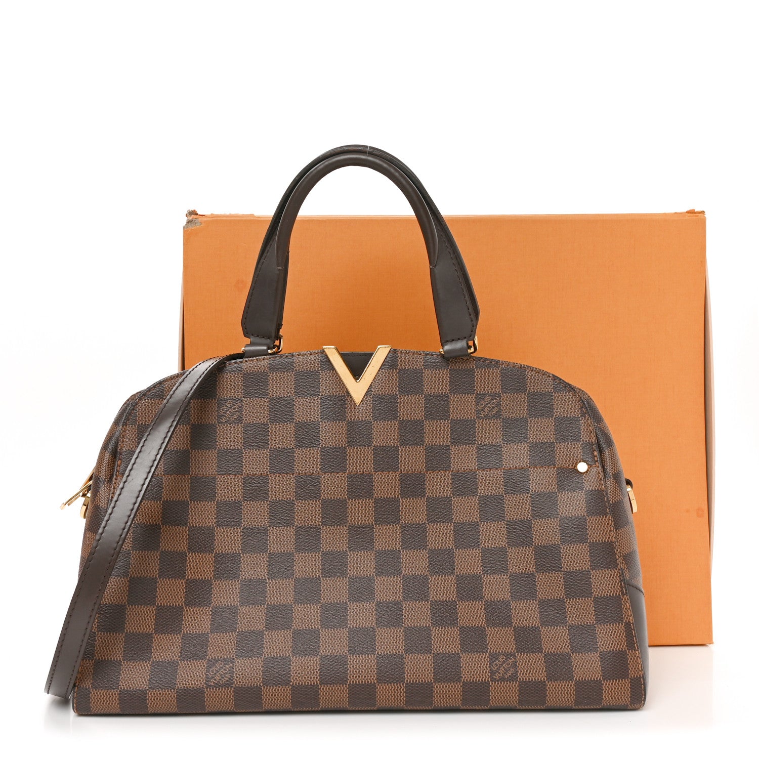 Louis Vuitton Damier Ebene Kensington Bowling Bag 10 of 10