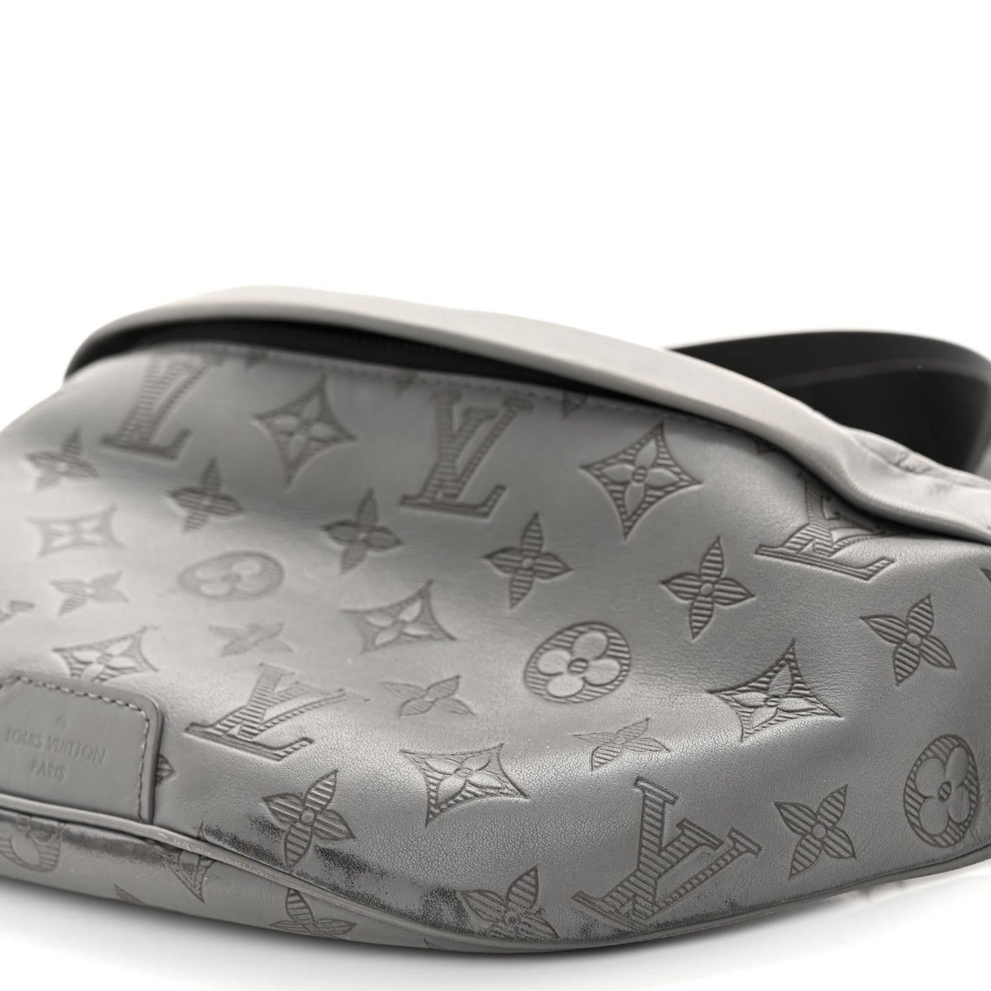 Calfskin Monogram Shadow Discovery Bumbag PM Gray