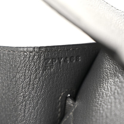 Hermes Madame Calfskin Birkin Sellier 30 Graphite 7 of 12