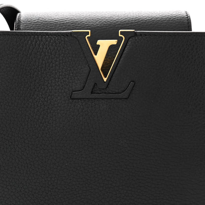 Louis Vuitton Taurillon Capucines PM Black 7 of 11