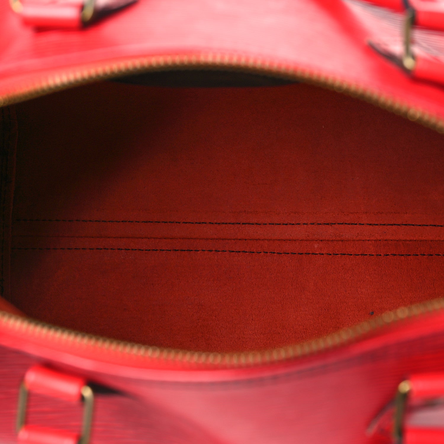 Louis Vuitton Epi Speedy 30 Castillan Red 5 of 10