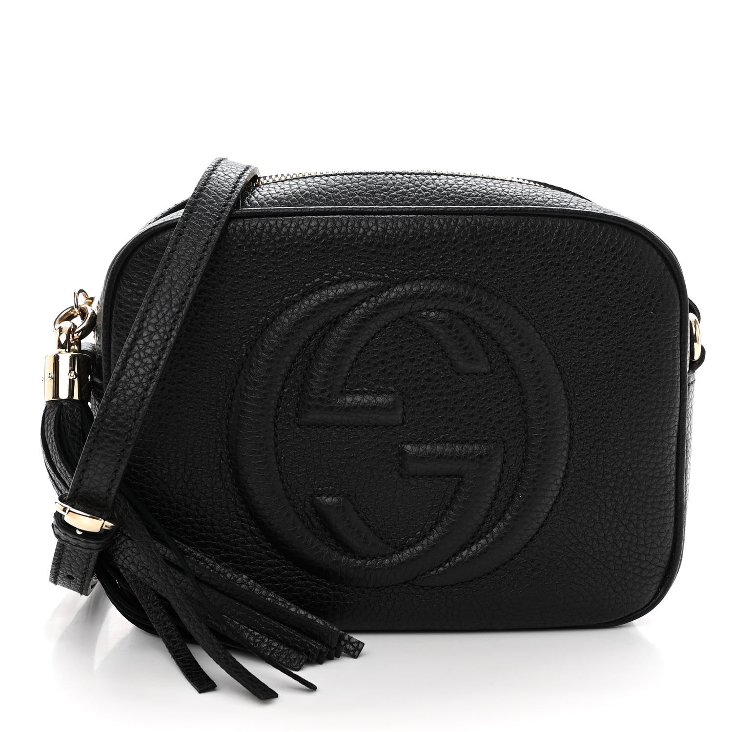 Gucci Pebbled Calfskin Small Soho Disco Bag Black 1 of 10