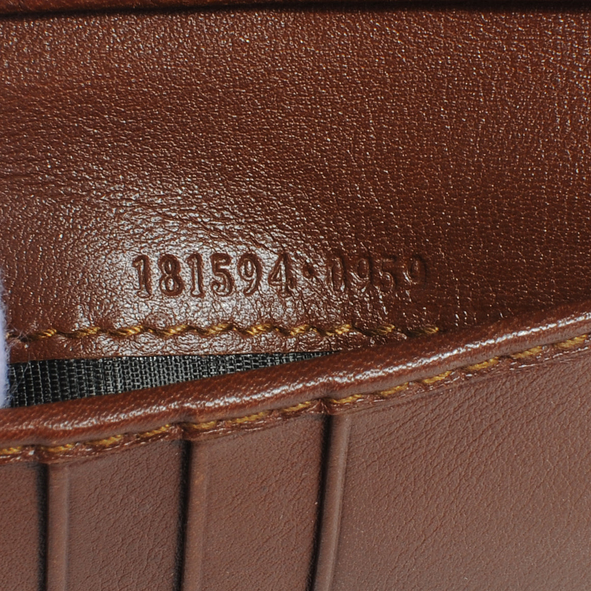 Guccissima New Britt Compact Wallet Brown