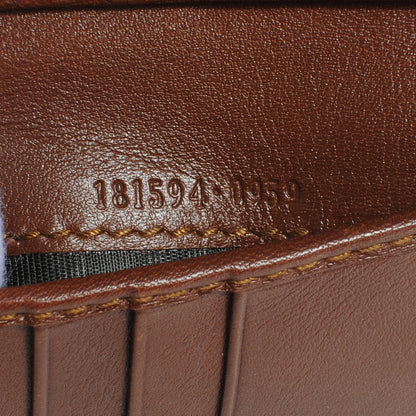 Gucci Guccissima New Britt Compact Wallet Brown 6 of 8