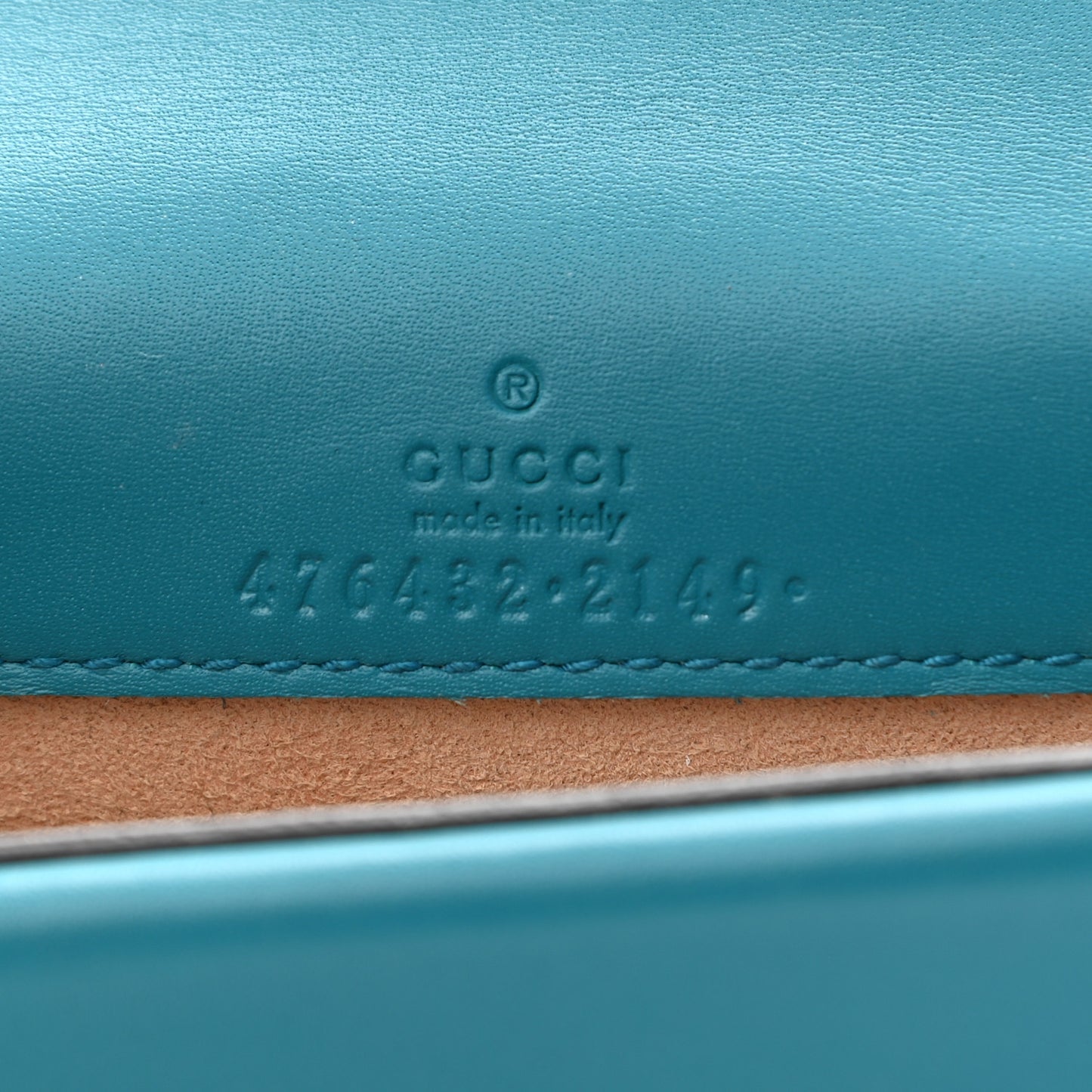 Velvet Super Mini Dionysus Shoulder Bag Pavone Cyan