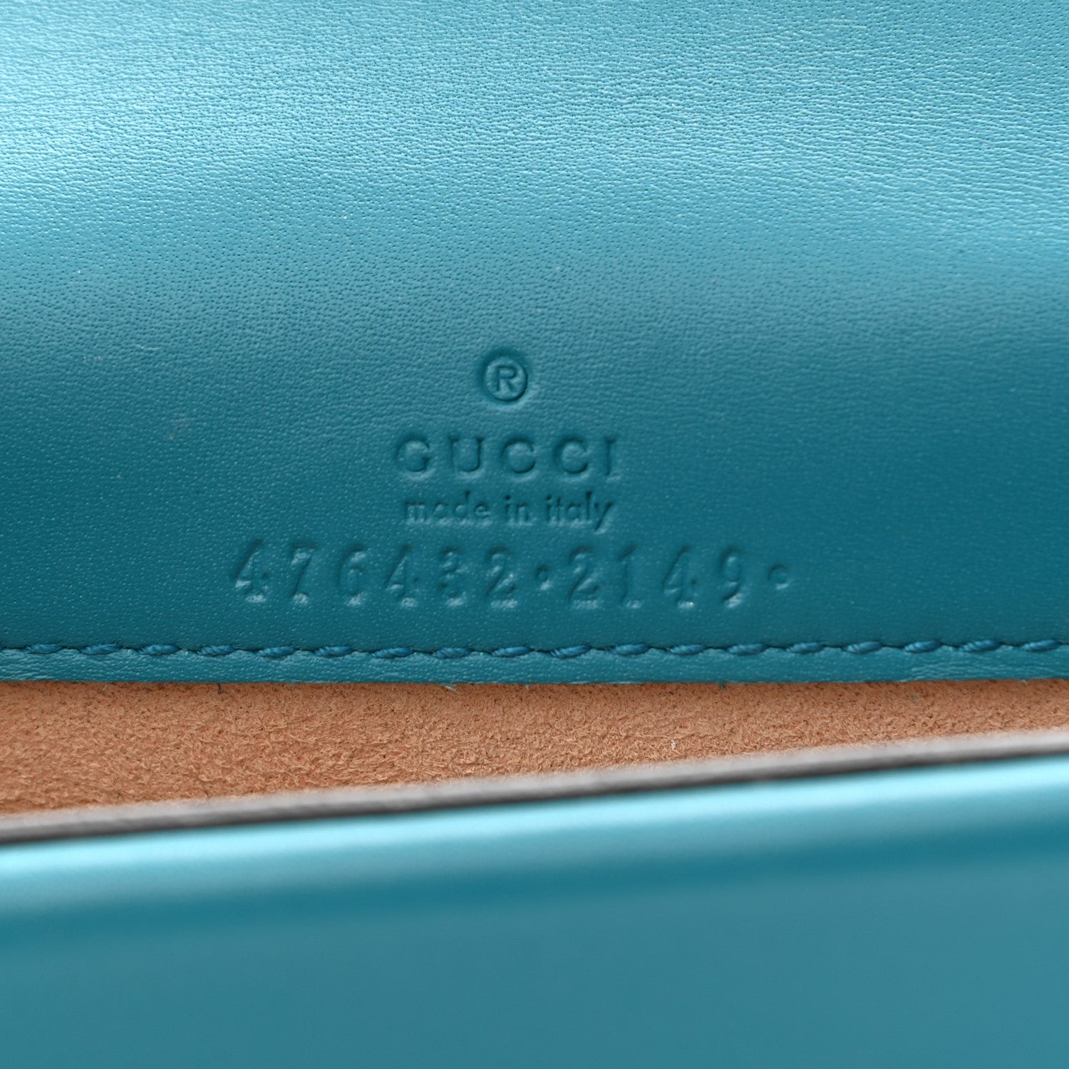 Gucci Velvet Super Mini Dionysus Shoulder Bag Pavone Cyan 6 of 11