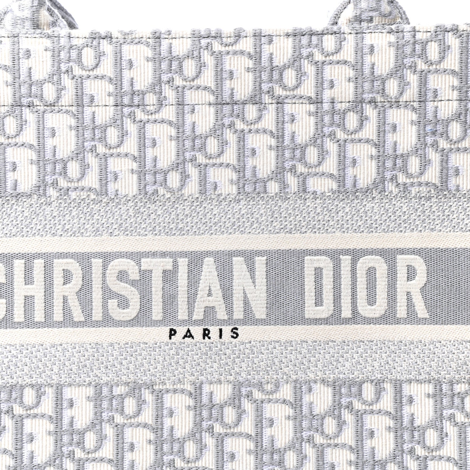 Christian Dior Oblique Medium Book Tote Grey 9 of 9